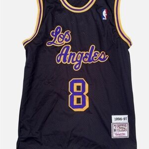 Mitchell & Ness Black and Gold Los Angeles Jersey